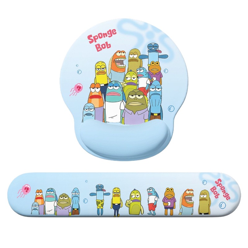 Wrist Rest Pad - SpongeBob SquarePants Ergonomik Silikon Klavye Bilek