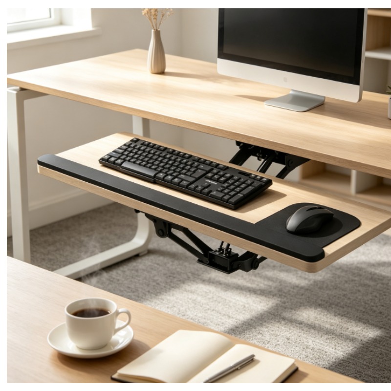 Wrist Rest Pad - Masa Altı Kayar Klavye Sehpası, Mouse