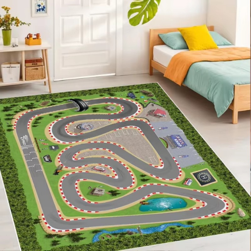 Home Office Rug - VIKAMA Özel Kişiselleştirilmiş Fotoğraf Halı Kaymaz