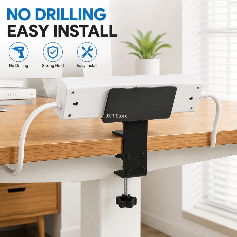 Power Strip Desk - Masa Altı Kablo Düzenleyici Tepsi, Deliksiz