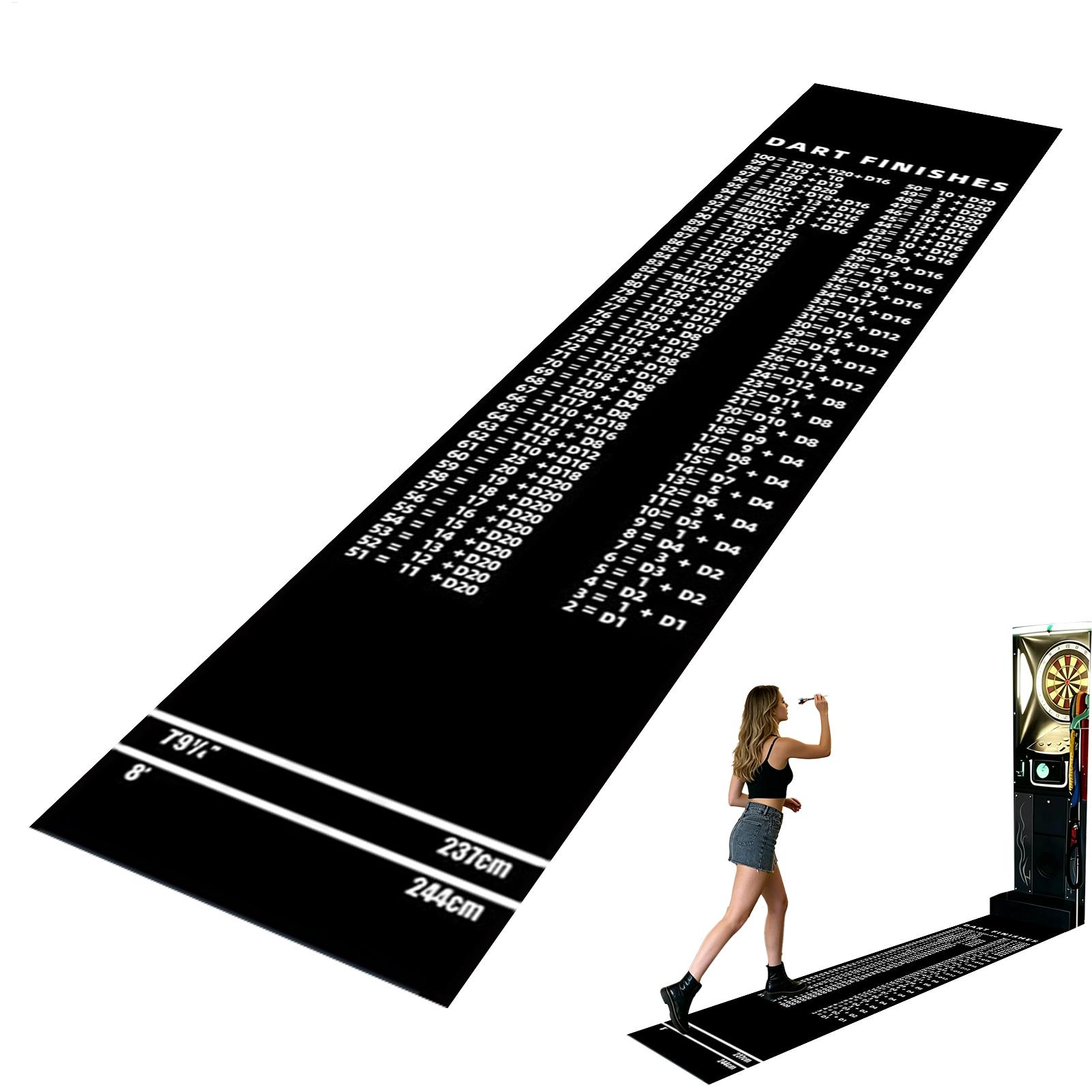 Home Office Rug - Kaymaz Dart Matı, Atış Çizgileri, Ağır