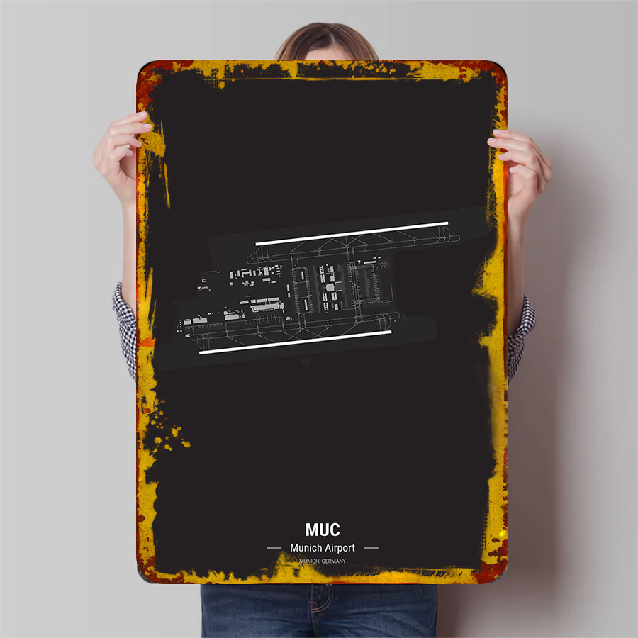 Home Office Layout - Münih Havaalanı MUC Terminal Düzeni Modern