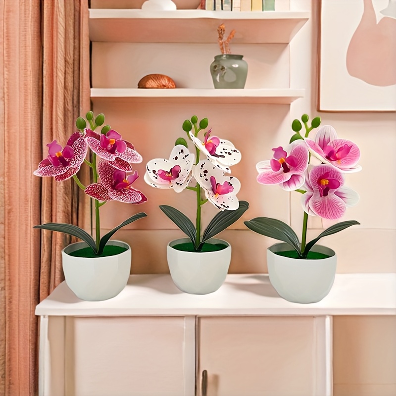 3 adet Yapay Phalaenopsis Orki - Plant Desk Mini incelemesi ve fiyatı