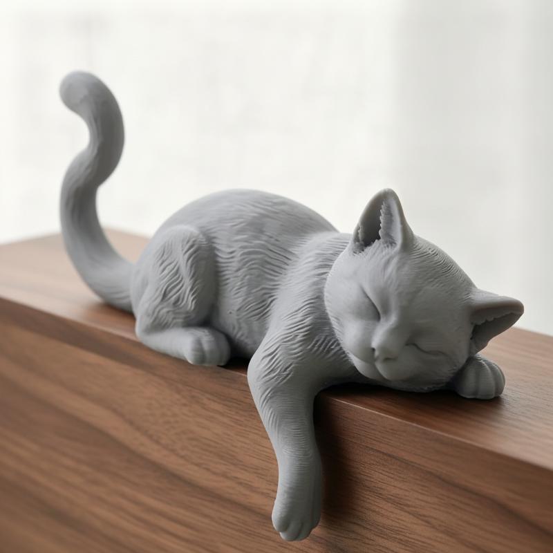 3D Baskılı Tembel Kedi Monitör - Home Office Cozy incelemesi ve fiyatı