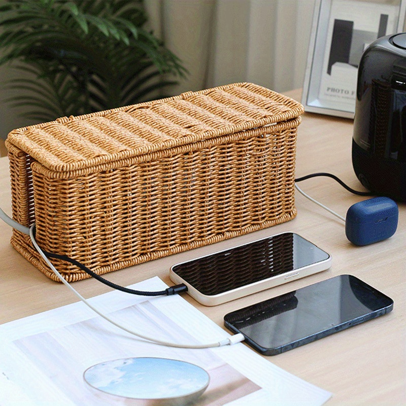 El Yapımı Rattan Kablo Düzenle - Cable Management Box incelemesi ve fiyatı
