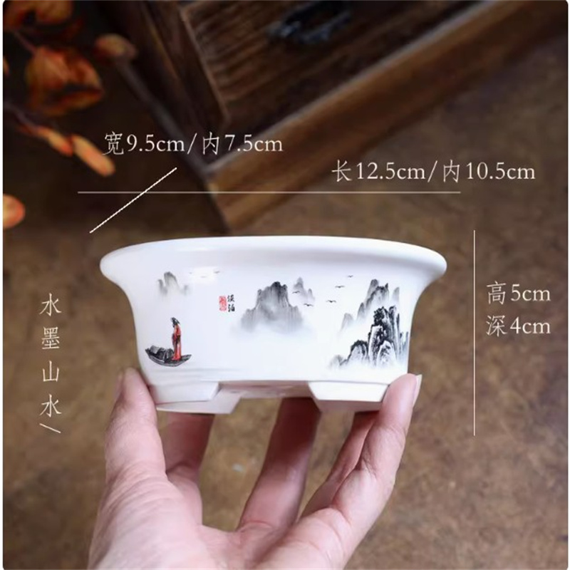 Porselen Beyaz Oval Bonsai Sak - Plant Desk Mini incelemesi ve fiyatı