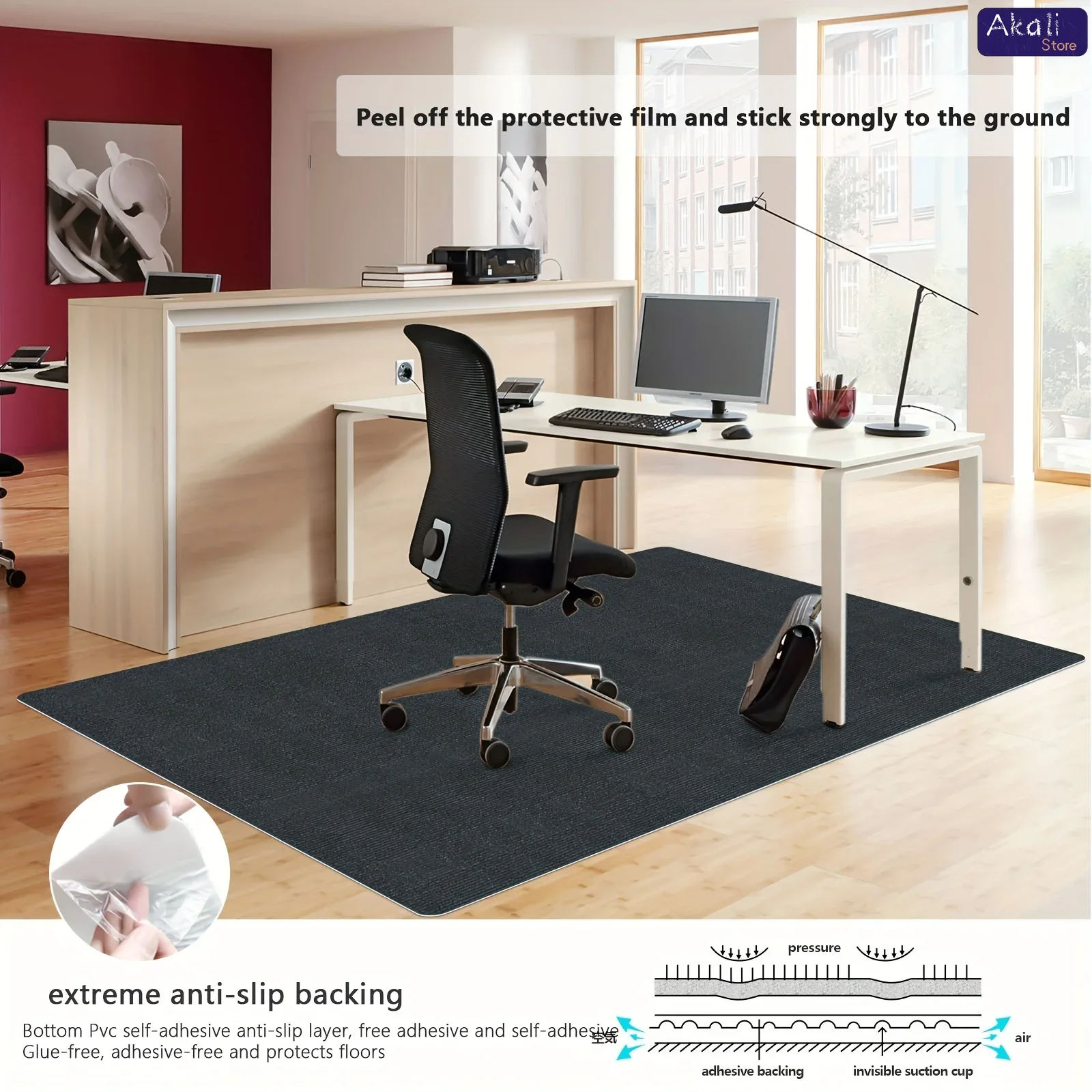 Büyük Boy Ofis Koltuğu Mat Kay - Home Office Rug incelemesi ve fiyatı
