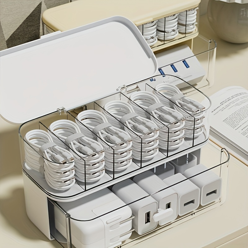Çift Katmanlı Şeffaf Masaüstü  - Cable Management Box incelemesi ve fiyatı