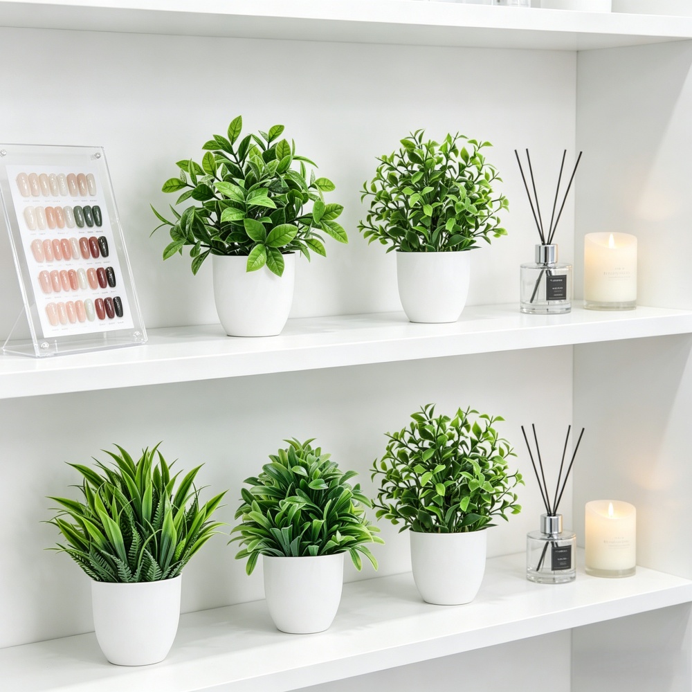 4 adet/takım Mini Yapay Bitkil - Plant Desk Mini incelemesi ve fiyatı
