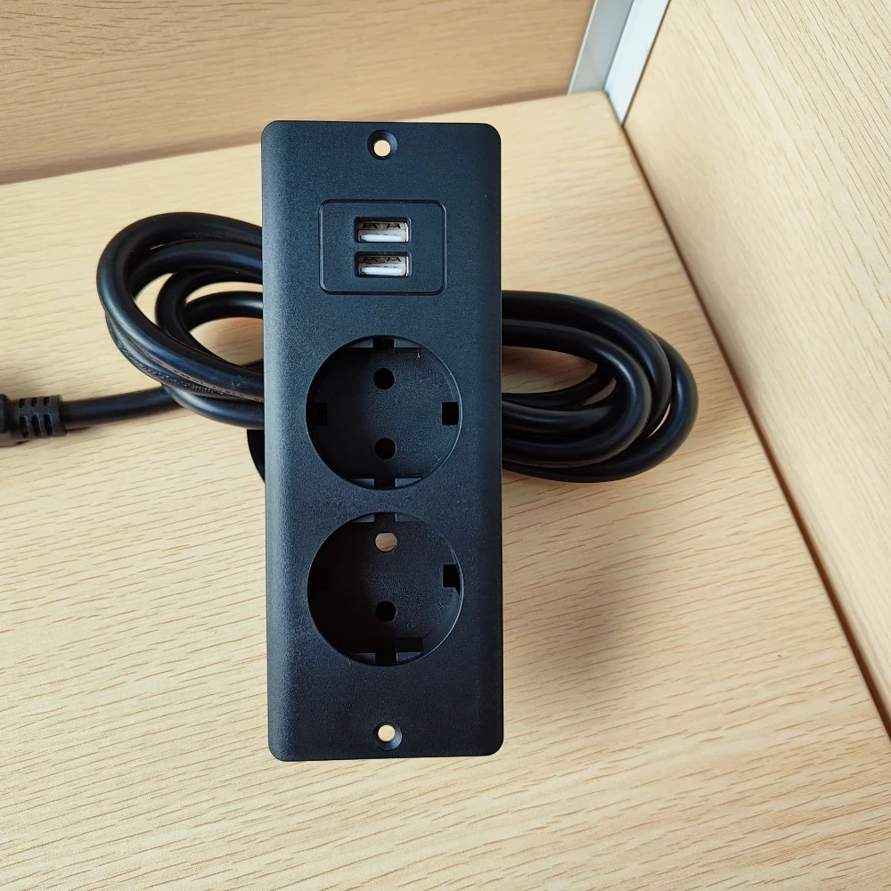AB KR Masa Gömme Prizler 2 Çık - Power Strip Desk incelemesi ve fiyatı