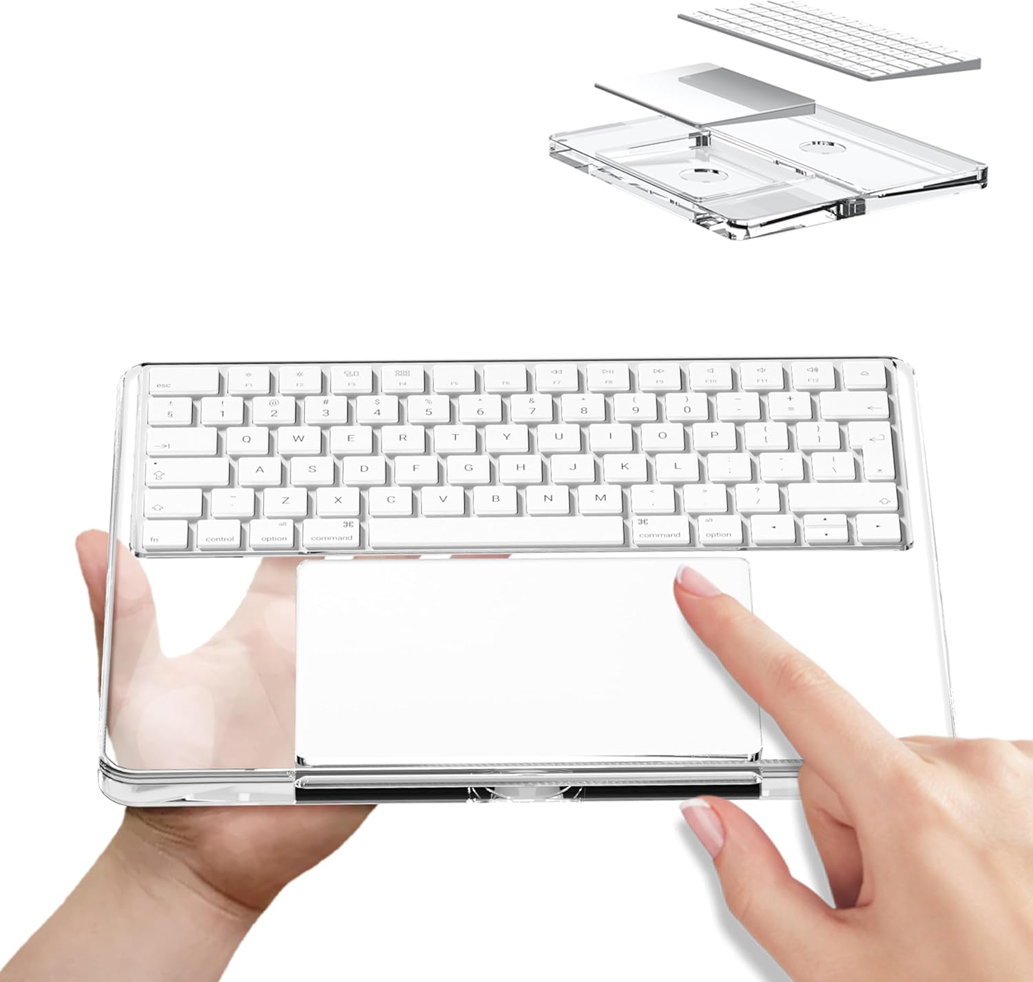 Şeffaf Akrilik Klavye Standı v - Wrist Rest Pad incelemesi ve fiyatı